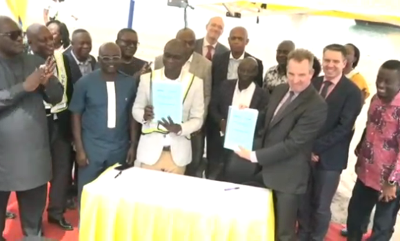 PHYSICAL CONSTRUCTION OF FIRST PHASE OF MULTIPURPOSE CONTAINER TERMINAL IN TAKORADI PORT BEGINS